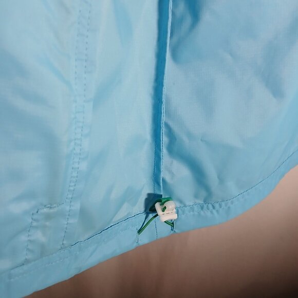 LL Bean Womens Waterproof Full-Zip Hooded Lightweight Jacket Size XL Adjustable - Picture 6 of 8